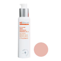 MD Skincare All In One Tinted Moisturiser Light SPF 15 50ml