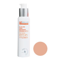 MD Skincare All In One Tinted Moisturiser Medium/Light SPF 15 50ml