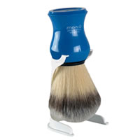 men-u Premier Shaving Brush and Stand in Blue
